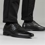 Fluid Mens Kingston Wingtip Brogue Shoes Black