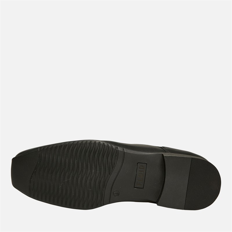 Fluid Mens Brent Tramline Slip On Shoes Black