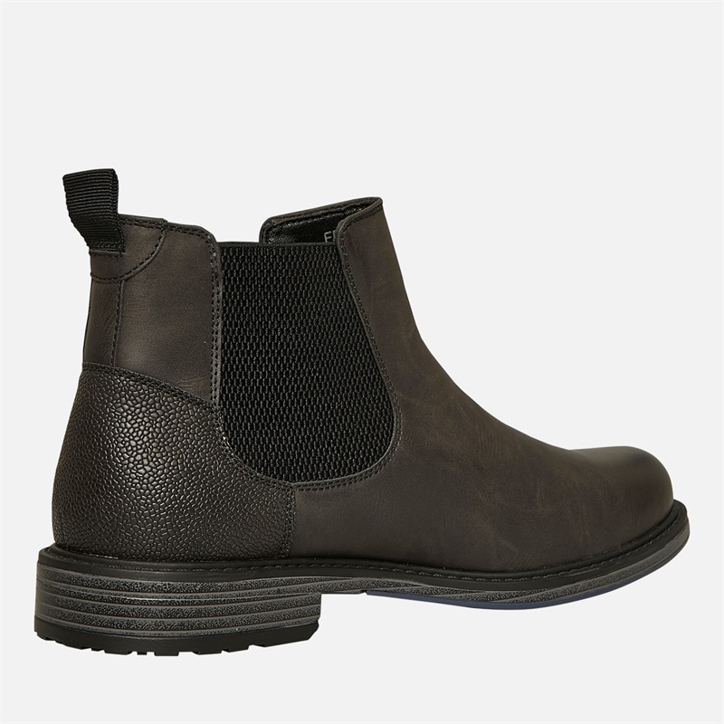 Fluid Mens Camden Casual Chelsea Boots Black