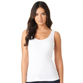 v neck ribbed vest