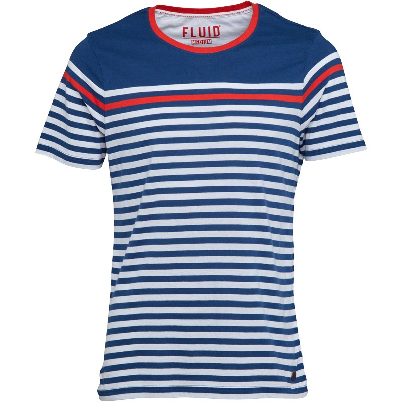 Buy Fluid Mens Striped TShirt French