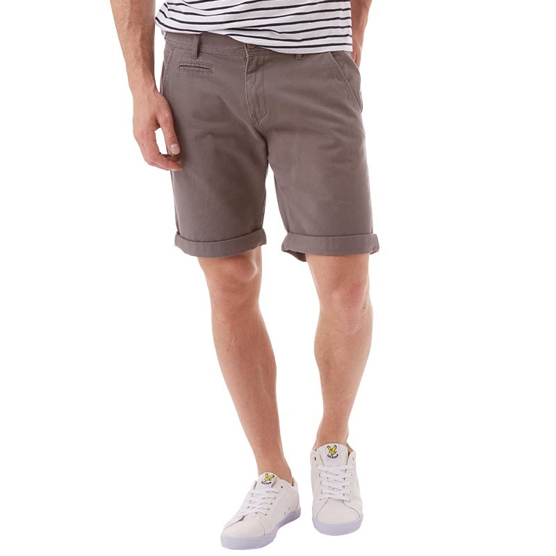 Buy Fluid Mens Twill Shorts Pewter