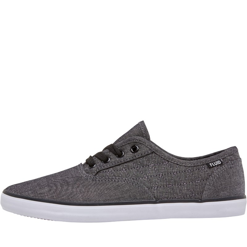 Buy Fluid Mens Chambray Pumps Grey