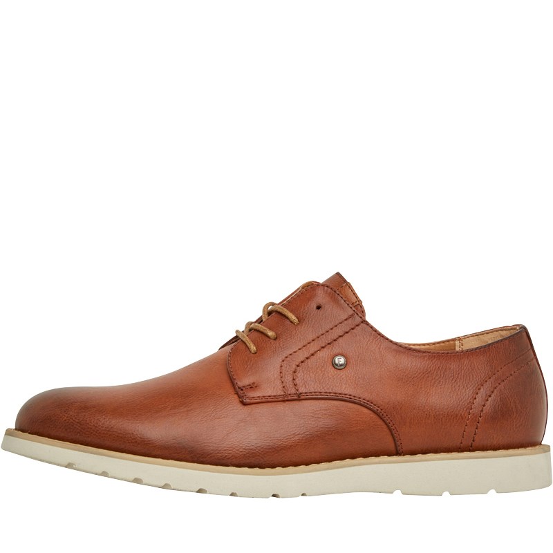 Buy Fluid Mens Derby Wedge Shoes Light Tan