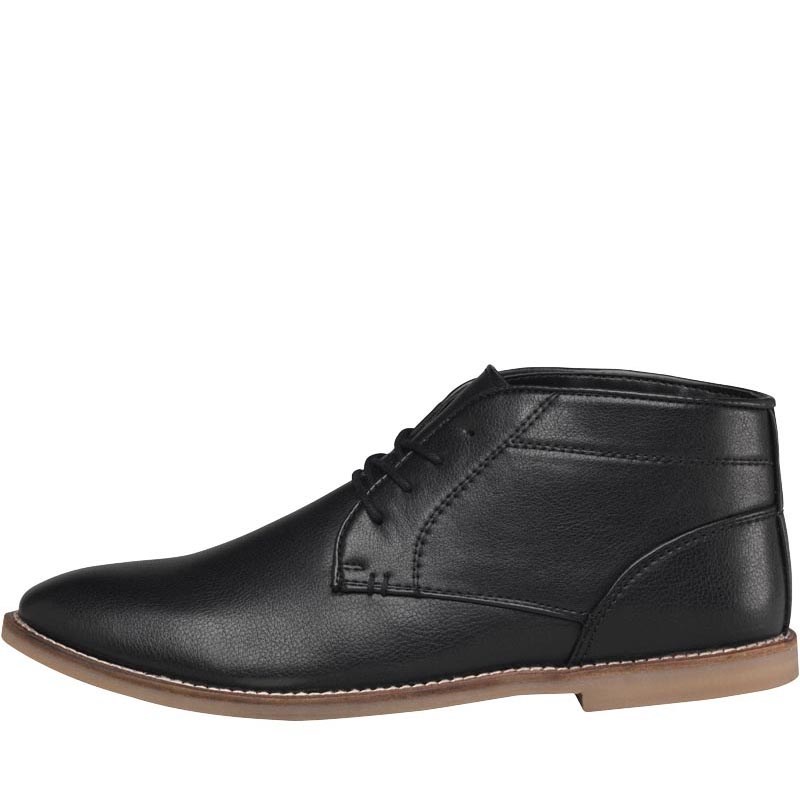 Buy Fluid Mens Chukka Boots Black