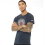 Lambretta Mens Geometric Target T-Shirt Navy