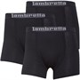 Lambretta Mens Three Pack Boxers Black