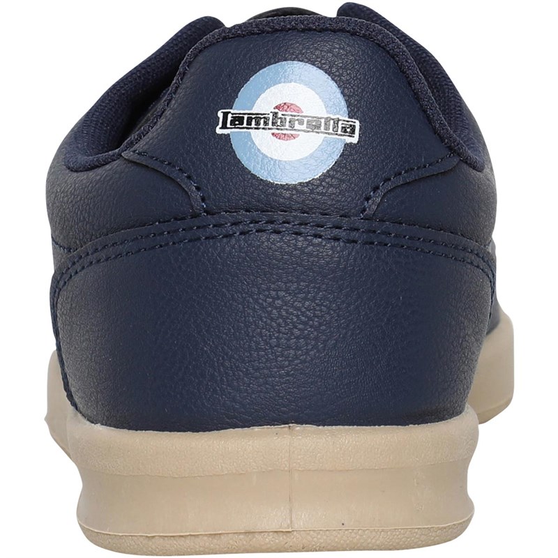 Lambretta Mens Trilby Trainers Navy