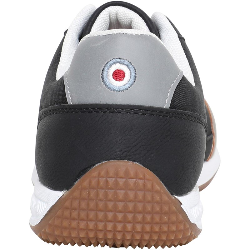 Lambretta Mens Piston Trainers Black