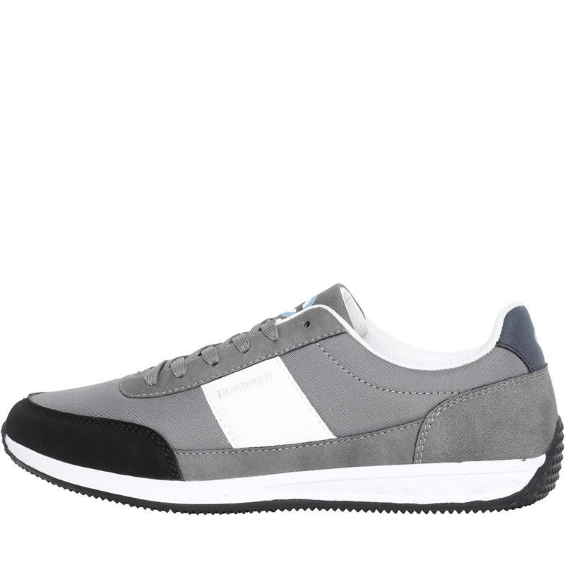 Lambretta Mens Piston Trainers Grey