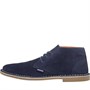 Lambretta Mens Chiswick Suede Chukka Boots Navy