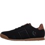 Lambretta Mens Tatem Trainers Black/Gum