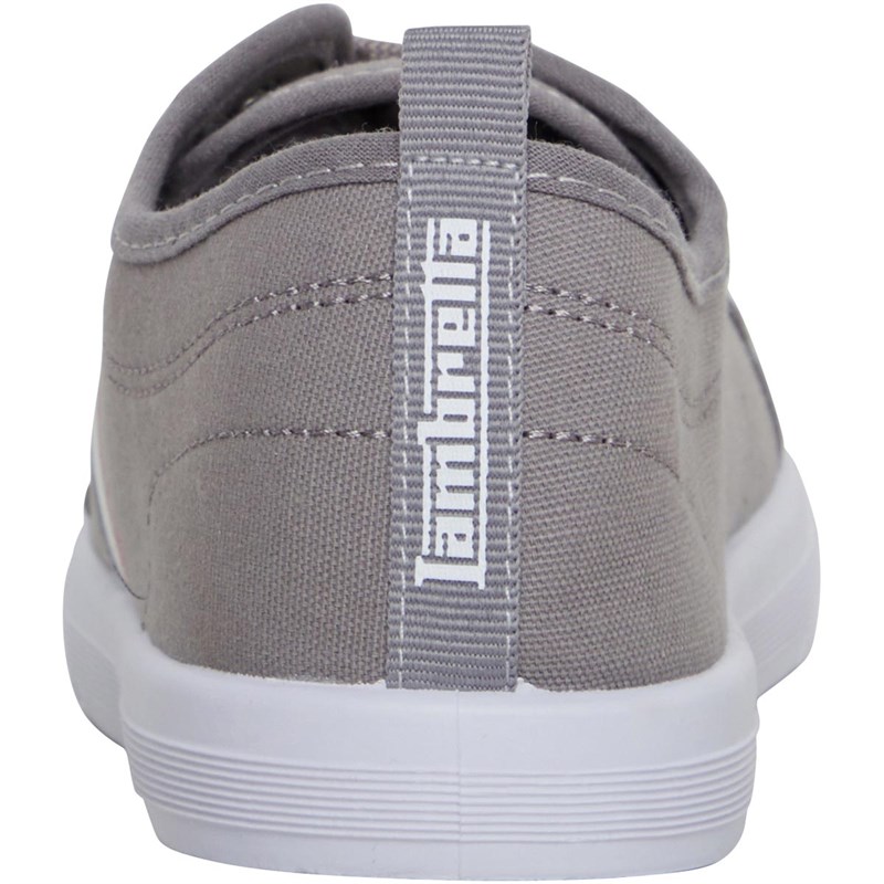 Lambretta Mens Spike Canvas Pumps Grey