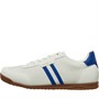 Lambretta Mens Tackle Trainers White/Blue