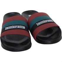 Lambretta Mens Prince Slides Black/Red