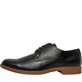 Lambretta Mens Henry Derby Shoes Black