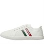 Lambretta Mens Spike Canvas Pumps White
