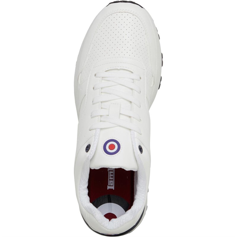 Lambretta Mens Echo 2 Trainers White