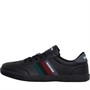 Lambretta Mens Vulkan Trainers Black PU