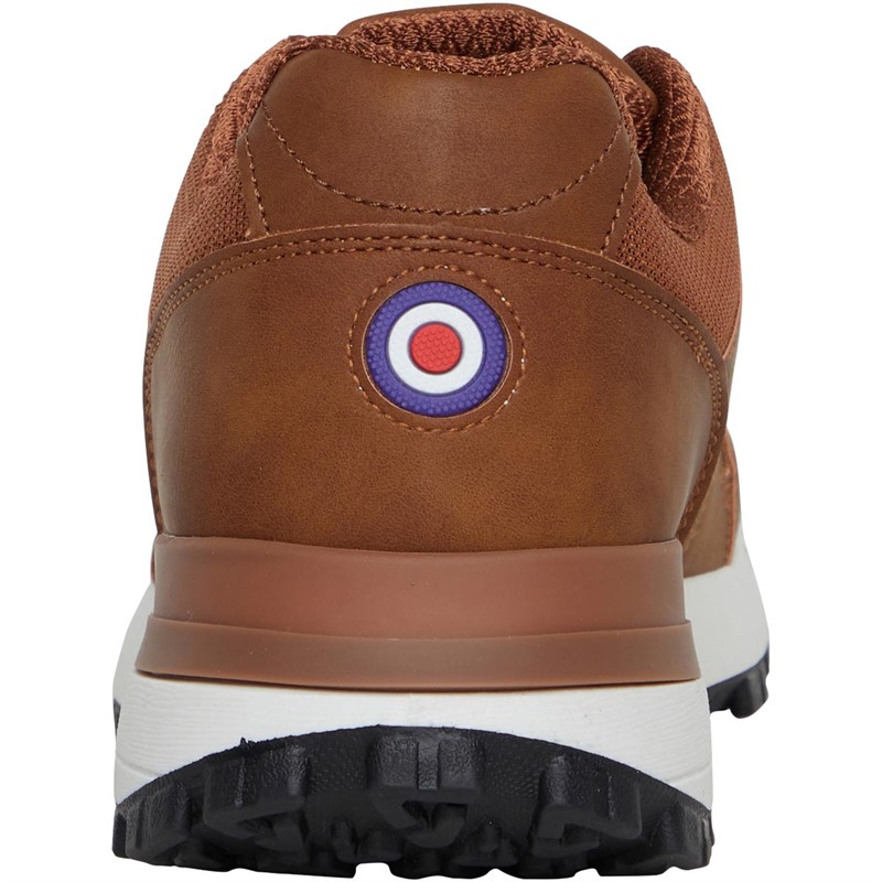 Lambretta Mens Echo 2 Trainers Tan