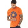 Lambretta Mens Festival T-Shirt Burnt Orange