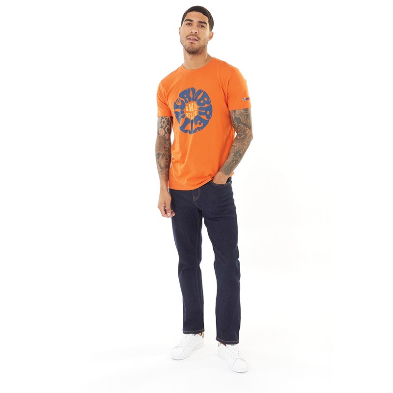 Lambretta Mens Festival T-Shirt Burnt Orange