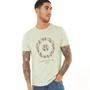 Lambretta Mens Paisley Target T-Shirt Stone