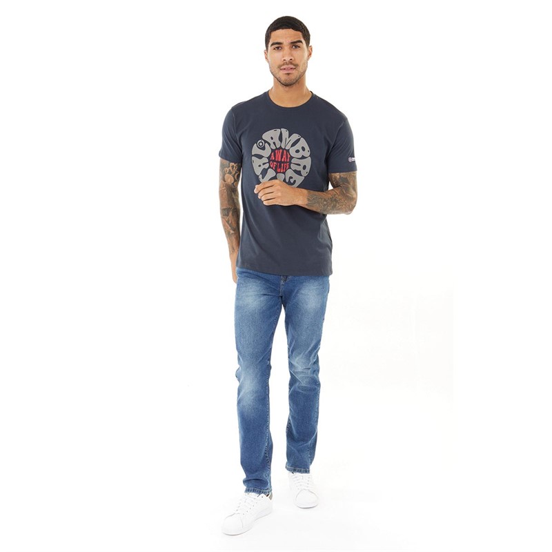 Lambretta Mens Festival T-Shirt Navy