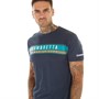 Lambretta Mens Chest Stripe T-Shirt Navy