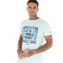 Lambretta Mens Original Carnaby T-Shirt Light Blue