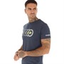 Lambretta Mens Target Fade T-Shirt Navy