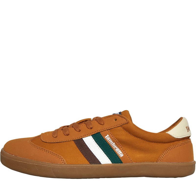 Lambretta Mens Vulkan Trainers Tan