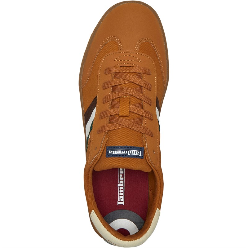 Lambretta Mens Vulkan Trainers Tan