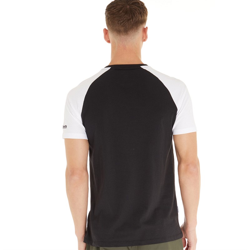 Lambretta Mens Scooter T-Shirt Black/White