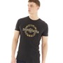 Lambretta Mens Paisley Logo T-Shirt Black