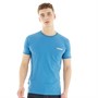 Lambretta Mens Twin Tip Pique T-Shirt Vallarta Blue