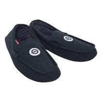 Lambretta Mens Bug Slippers Navy Herringbone