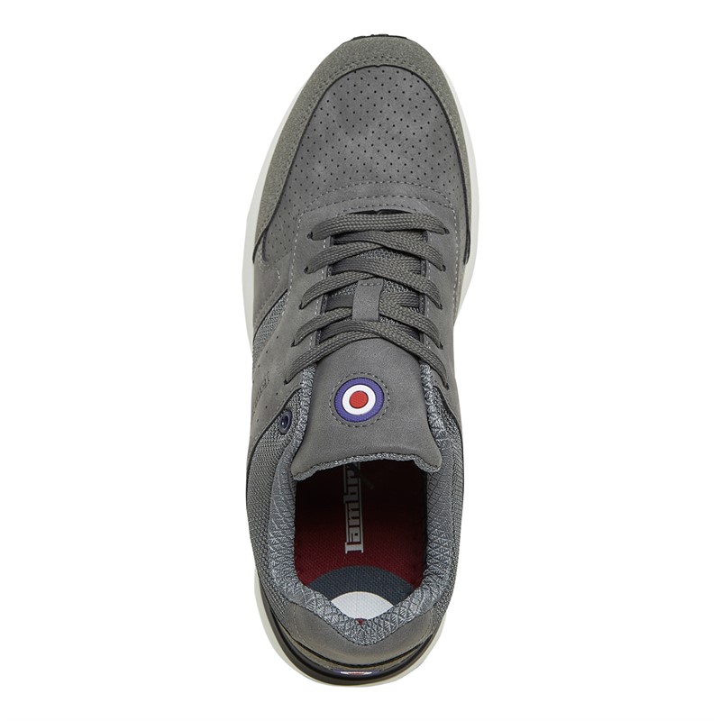 Lambretta Mens Echo 2 Trainers Grey