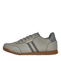 Lambretta Mens Tackle Trainers Grey/Charcoal