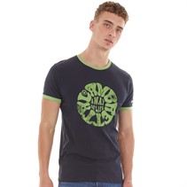 Lambretta Mens Festival Ringer T-Shirt Navy