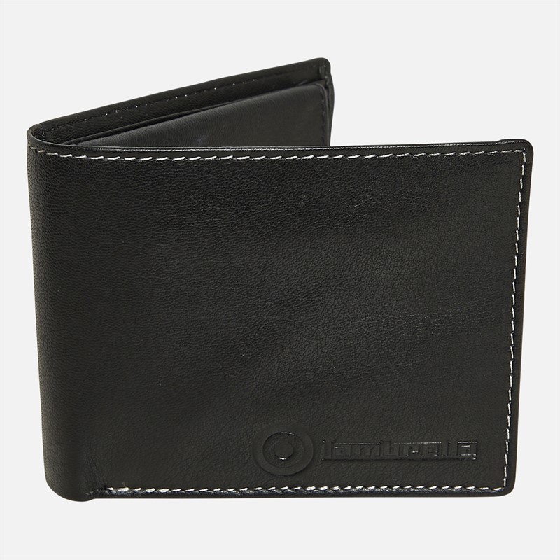 Lambretta Mens Leather Wallet Black