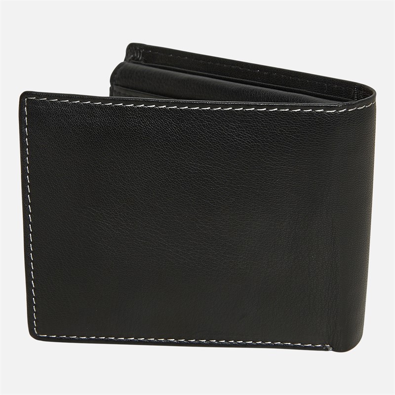 Lambretta Mens Leather Wallet Black