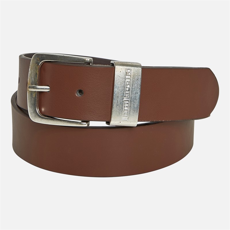 Lambretta Mens Leather Belt Tan