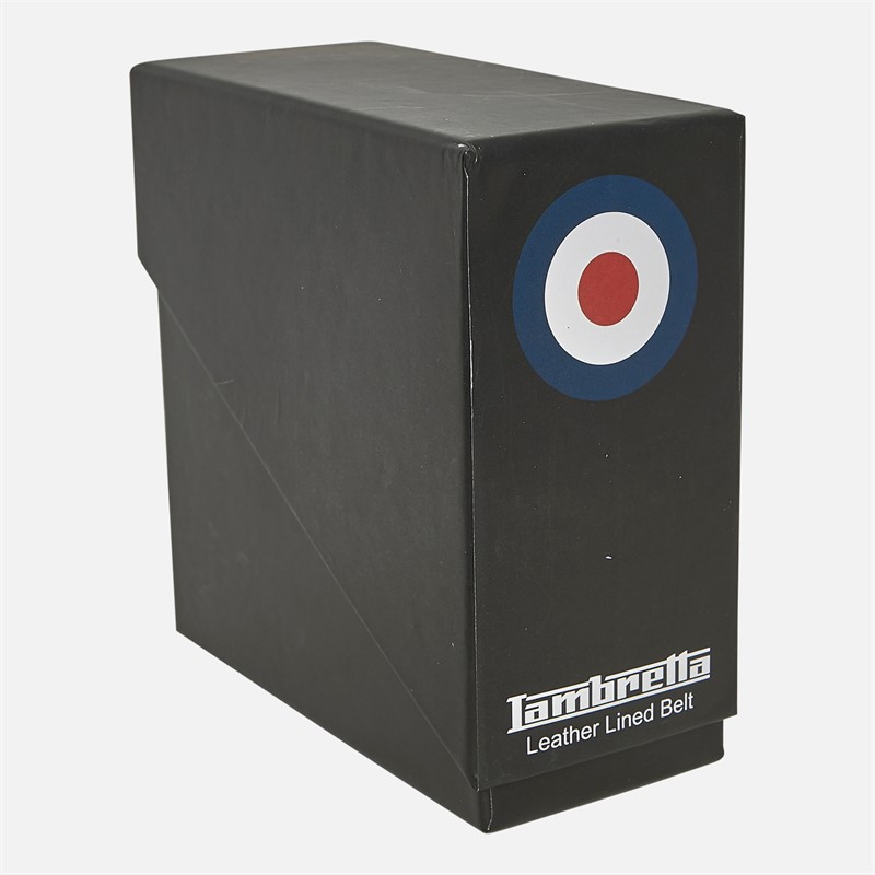 Lambretta Mens Leather Belt Tan