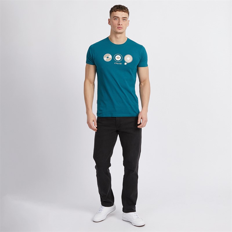 Lambretta Mens Vinyl T-Shirt Gulf Coast
