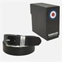 Lambretta Mens Leather Belt Black