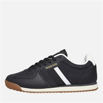 Lambretta Mens Diego Trainers Black/White