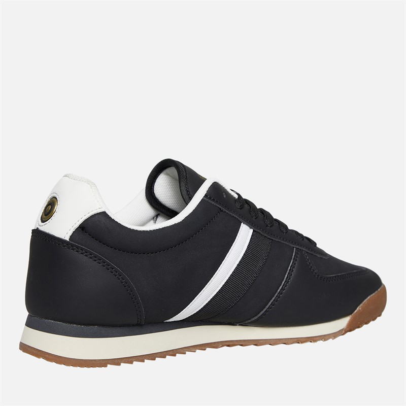 Lambretta Mens Diego Trainers Black/White
