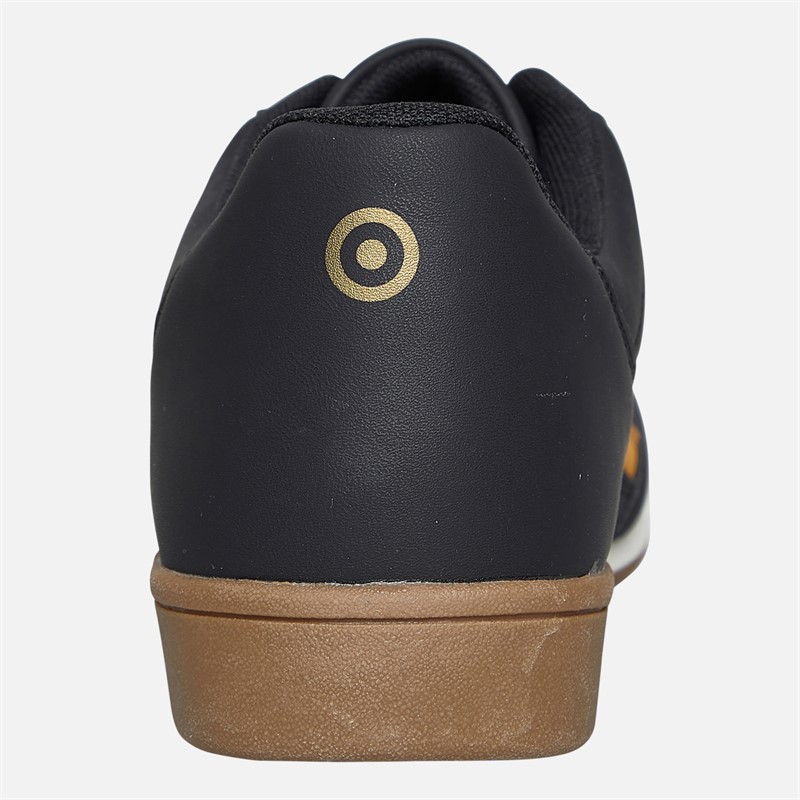 Lambretta Mens Panther Trainers Black/Gold