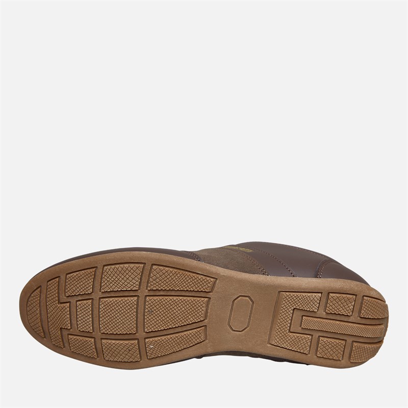 Lambretta Mens Euro Trainers Chocolate